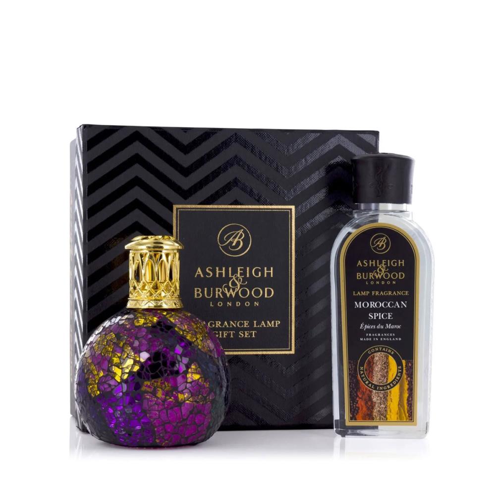 Ashleigh & Burwood Magenta Crush Fragrance Lamp & Moroccan Spice Gift Set £35.55